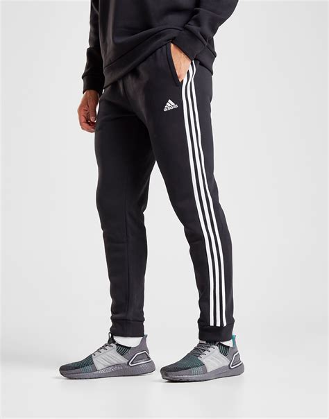 adidas three stripe track pants